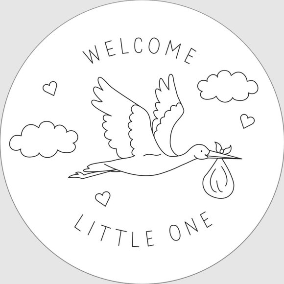 Nursery Embroidery Pattern Transfers Set of 10 Reusable Iron-On Designs - Picture 10 of 11